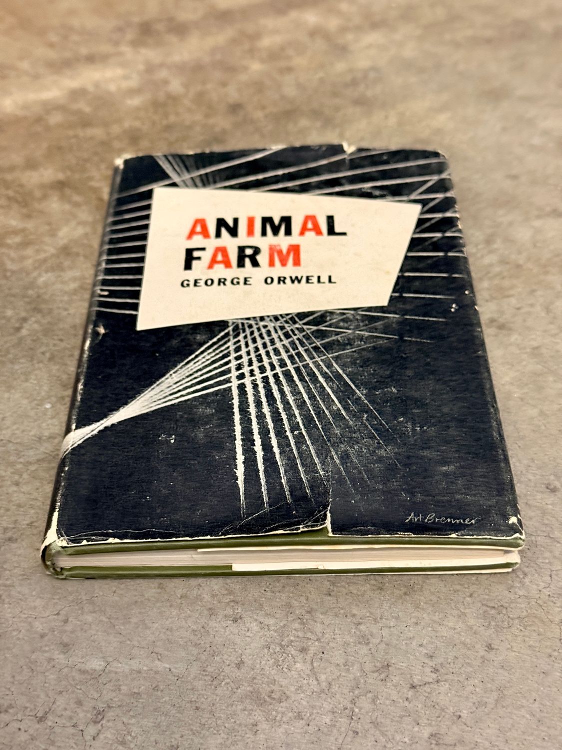 Animal Farm by George Orwell (1946 Harcourt, Brace Hardcover, Early Printing)