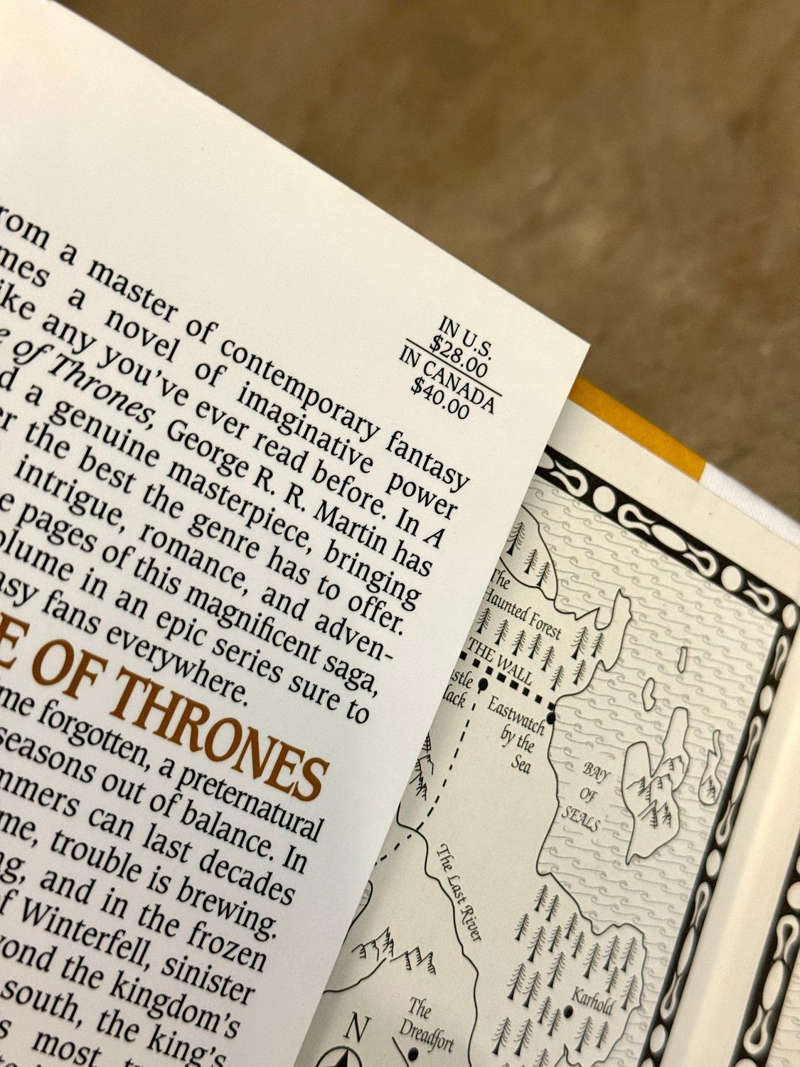 A Game of Thrones by George R. R. Martin (1996 Bantam Hardcover, 6th Printing)