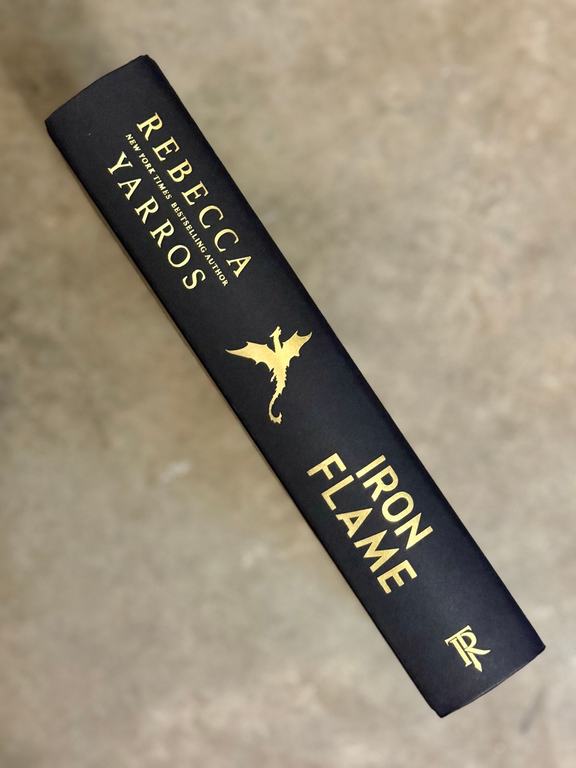 Iron Flame by Rebecca Yarros (2023 Red Tower Books First Edition, First Printing, Italian-Printed Hardcover)