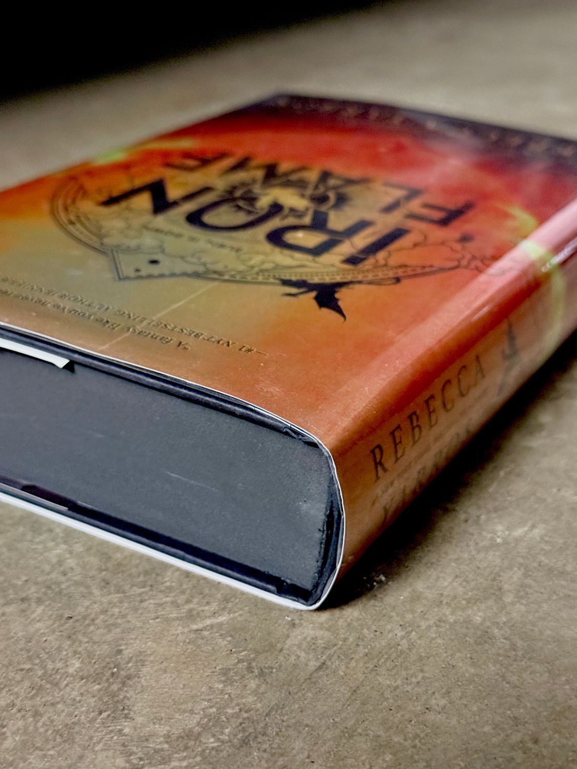 Iron Flame by Rebecca Yarros (2023 Red Tower Books First Edition, First Printing, Italian-Printed Hardcover)