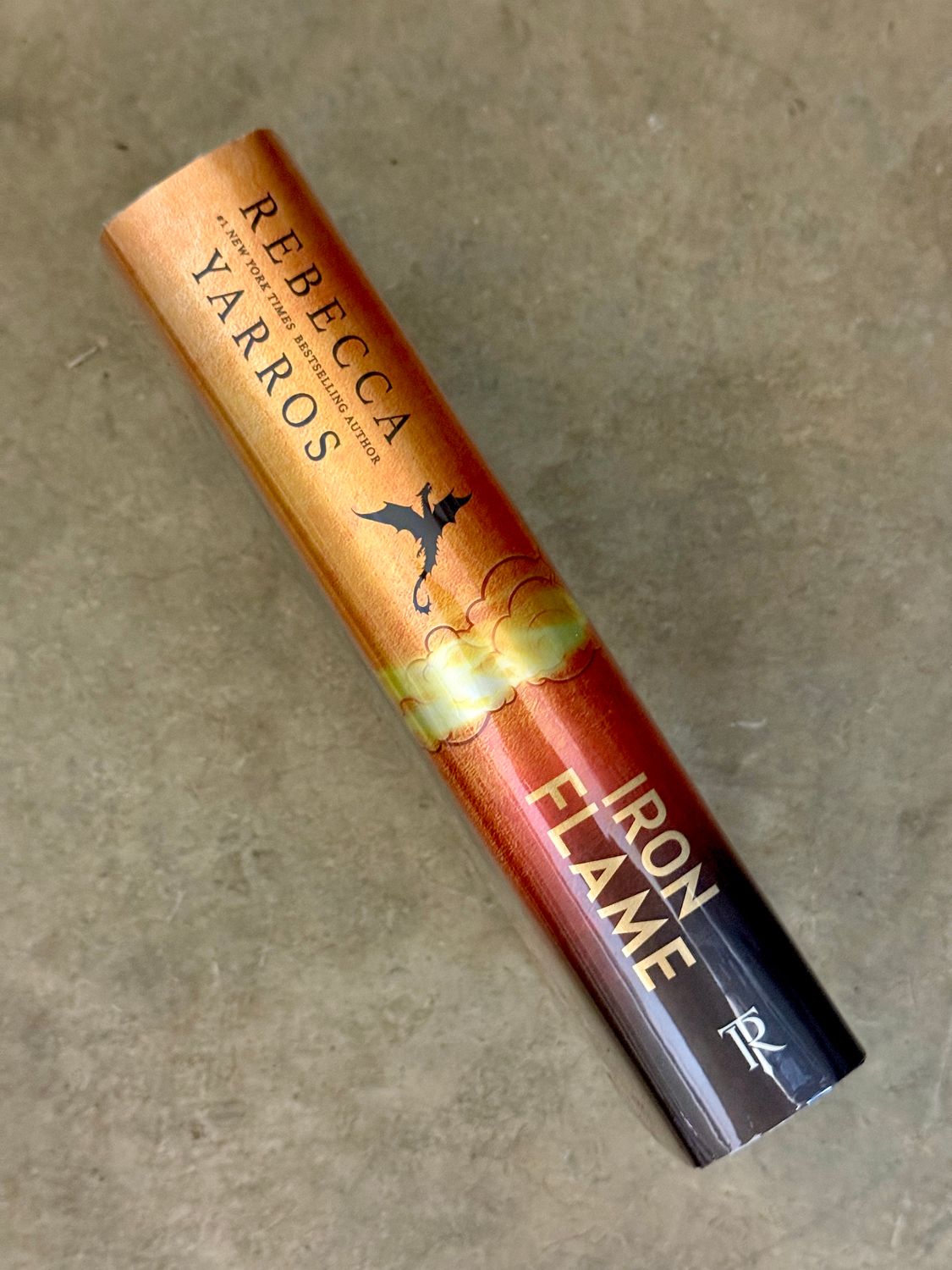 Iron Flame by Rebecca Yarros (2023 Red Tower Books First Edition, First Printing, Italian-Printed Hardcover)