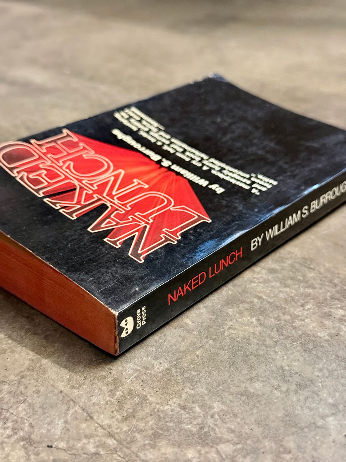 Naked Lunch by William S. Burroughs (1977 Grove Press Black Cat Paperback, 12th Printing)