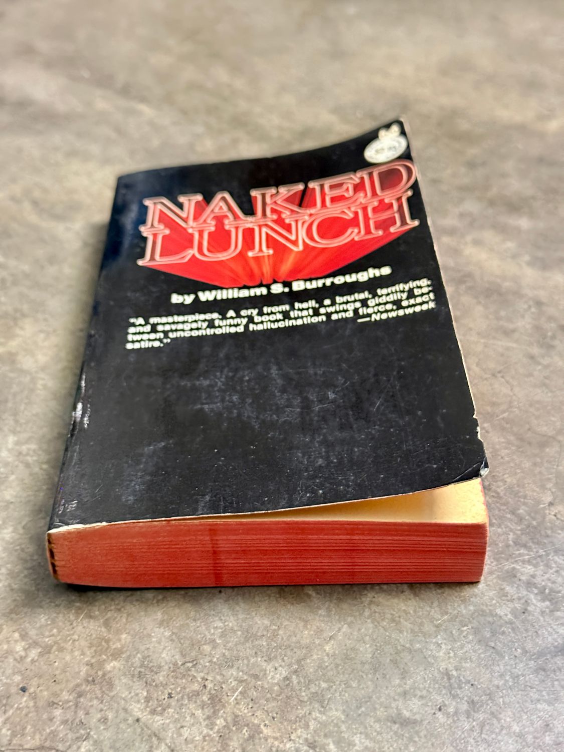 Naked Lunch by William S. Burroughs (1977 Grove Press Black Cat Paperback, 12th Printing)