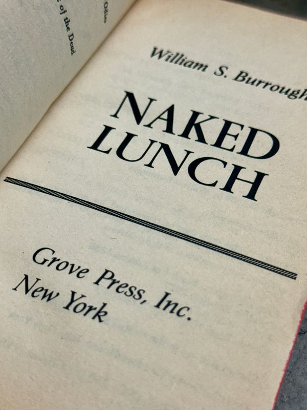 Naked Lunch by William S. Burroughs (1977 Grove Press Black Cat Paperback, 12th Printing)