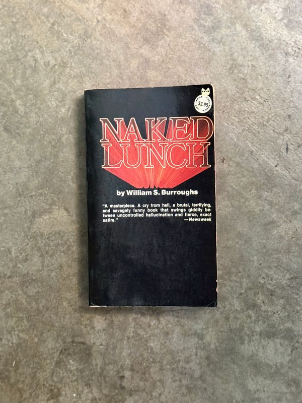 Naked Lunch by William S. Burroughs (1977 Grove Press Black Cat Paperback, 12th Printing)