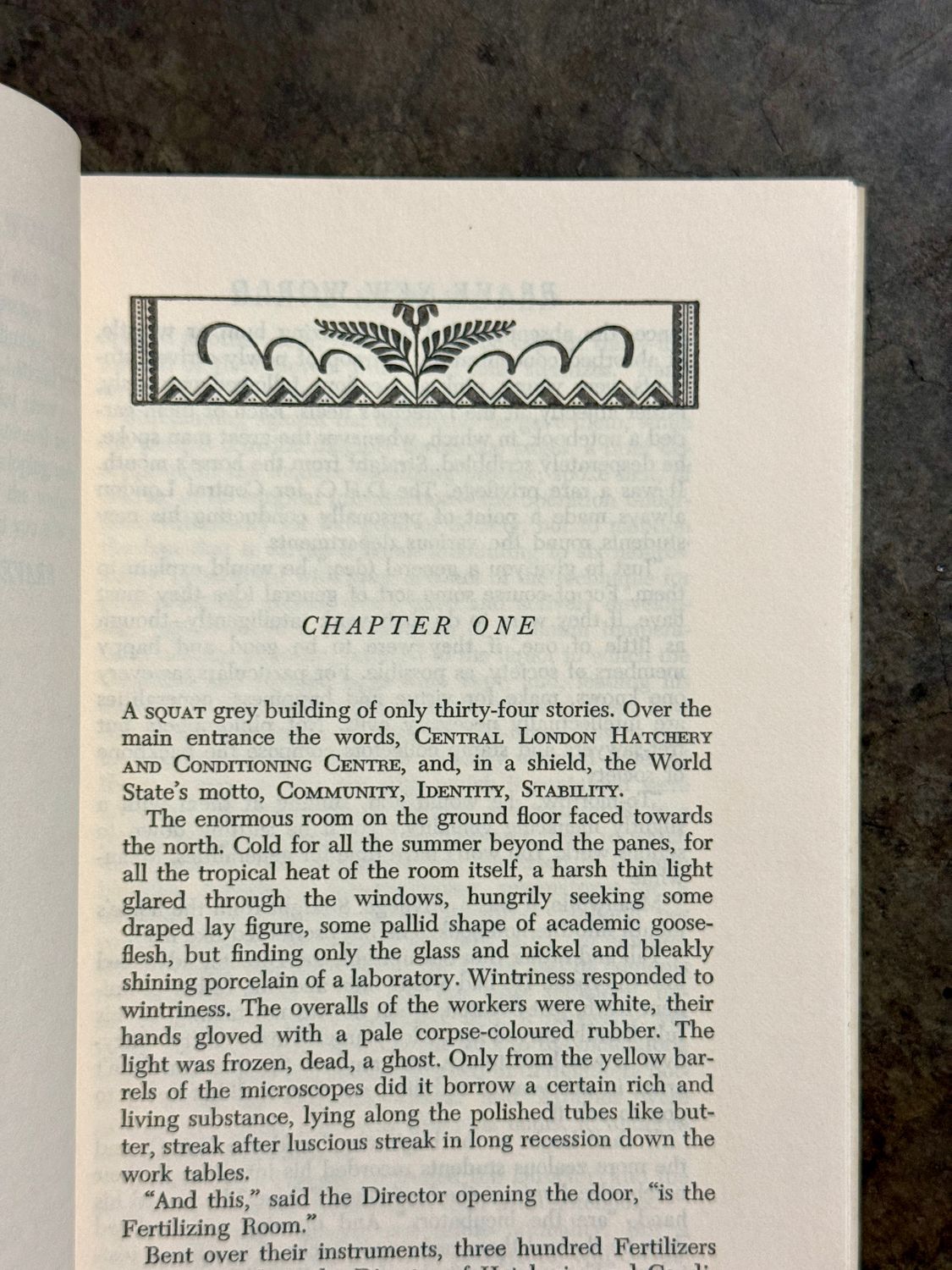 Brave New World by Aldous Huxley (c. 1960s Harper &amp; Row Hardcover, Book Club Edition)
