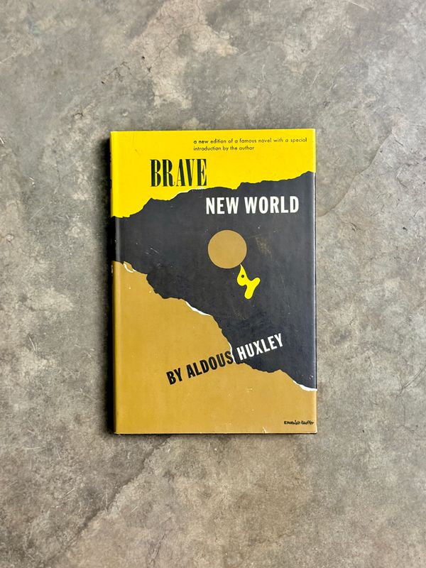 Brave New World by Aldous Huxley (c. 1960s Harper &amp; Row Hardcover, Book Club Edition)