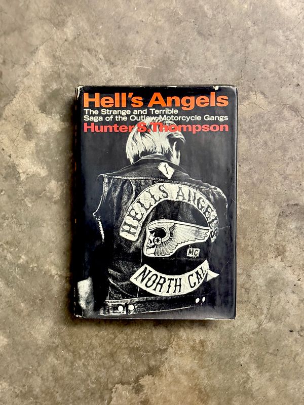 Hell’s Angels by Hunter S. Thompson (1967 Random House Hardcover, Third Printing)