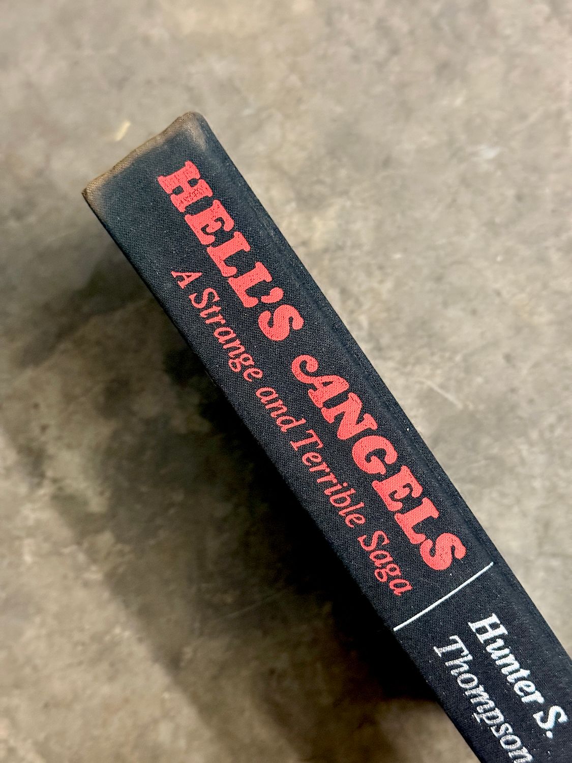 Hell’s Angels by Hunter S. Thompson (1967 Random House Hardcover, Third Printing)