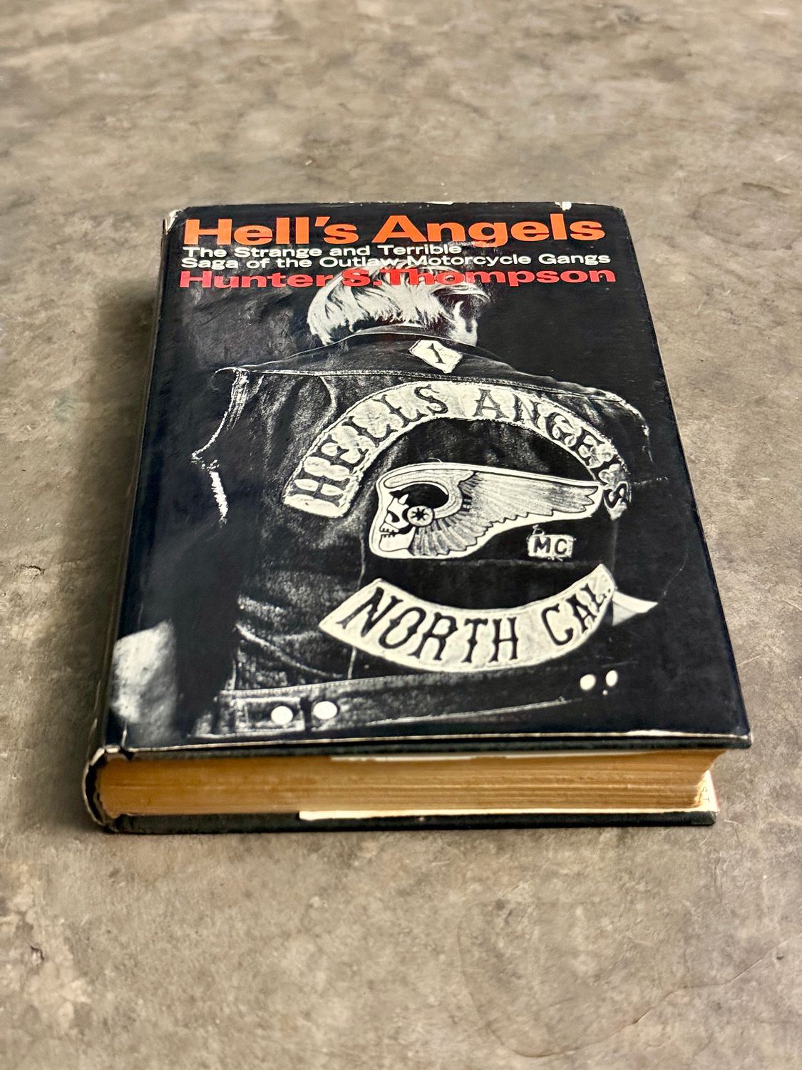 Hell’s Angels by Hunter S. Thompson (1967 Random House Hardcover, Third Printing)