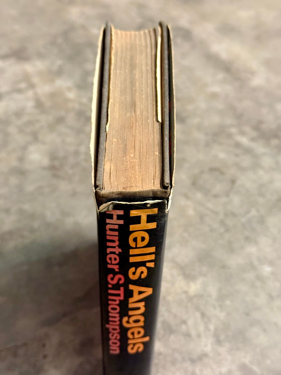 Hell’s Angels by Hunter S. Thompson (1967 Random House Hardcover, Third Printing)