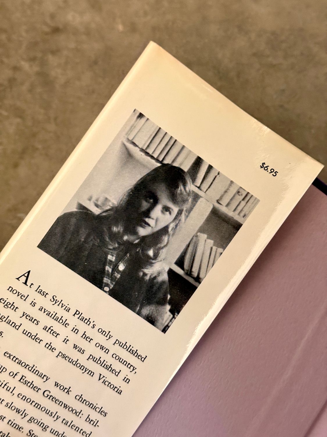The Bell Jar by Sylvia Plath (Harper &amp; Row First U.S. Edition, Sixth Printing, 1971)