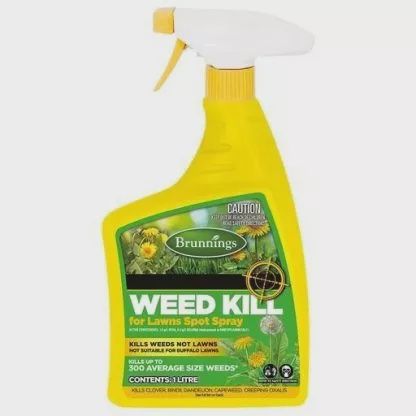 Brunnings Weed Kill For Lawns Spot Spray RTU 1L
