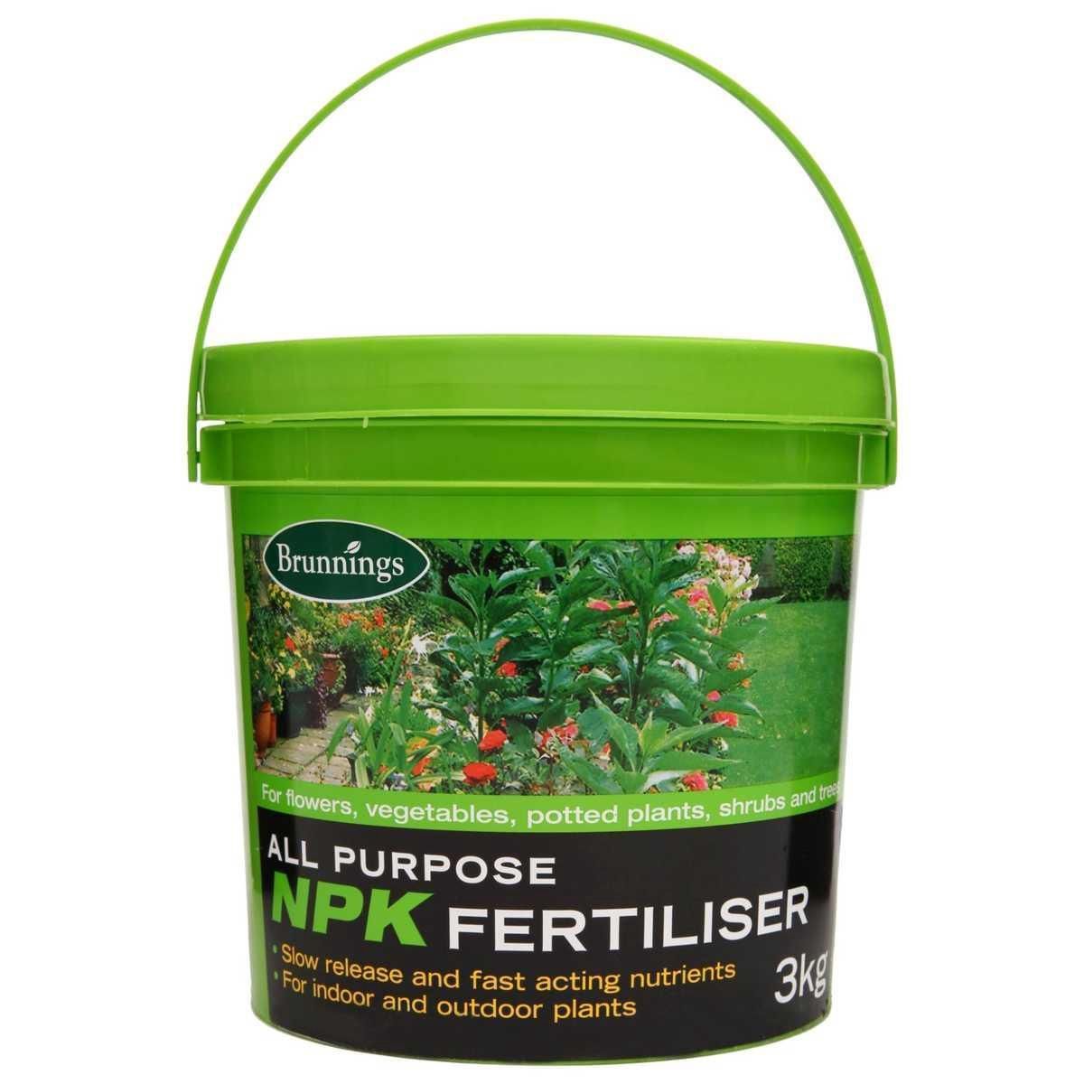 Brunnings NPK All Purpose Fertiliser, Size: 500g