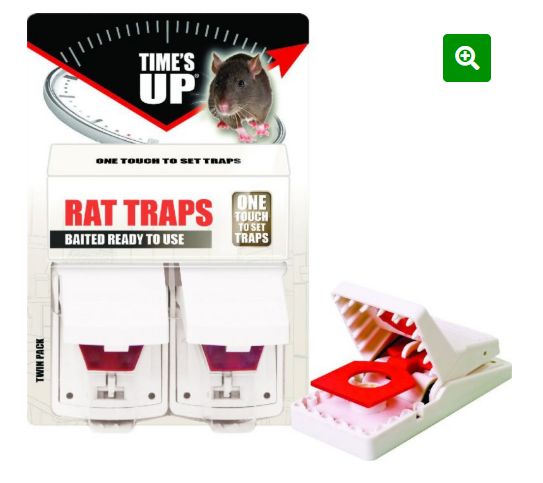 Heavy Duty Rat Trap - 2 Pack