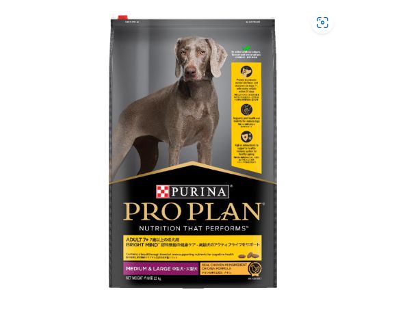 Pro Plan Bright Minds 7+, Size: 12kg