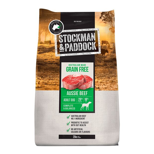 Stockman &amp; Paddock GRAIN FREE, Type: Beef 20kg