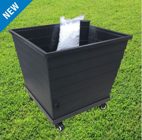 WaterUps Square Wicking Bed Planter