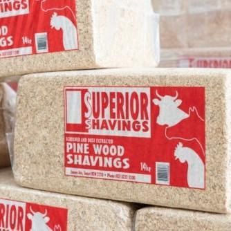 Wood Shavings, Size: Red Label 14kg