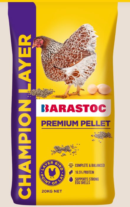 Barastoc Champion Layer 20kg, Size: 20kg