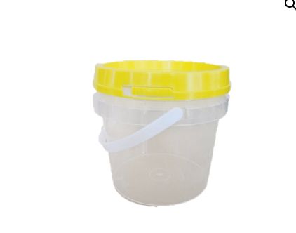 Plastic Honey Bucket with Lid, Size: 1kg  5 pk