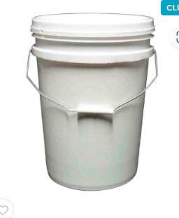 Plastic Honey Storage Bucket with lid, Size: 20 litre