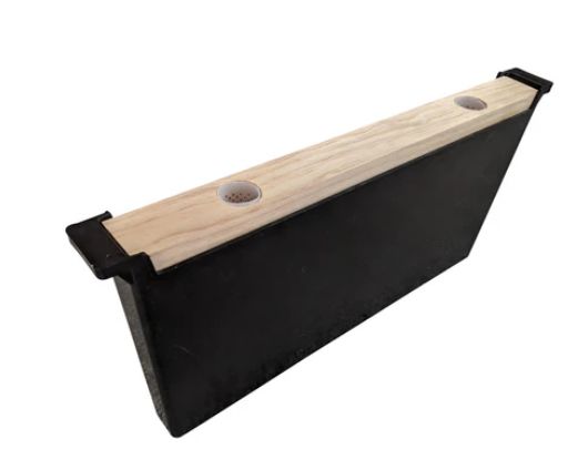 Beekeeping Frame Feeder, Size: 3.5litre with ladder and timber lid