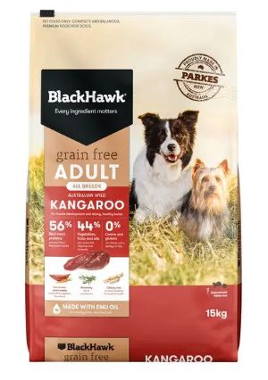 Black Hawk Dog Grain Free, Size: 15kg Kangaroo