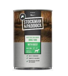 Stockmann &amp; Paddock  Beef Wet Food Tin 700g