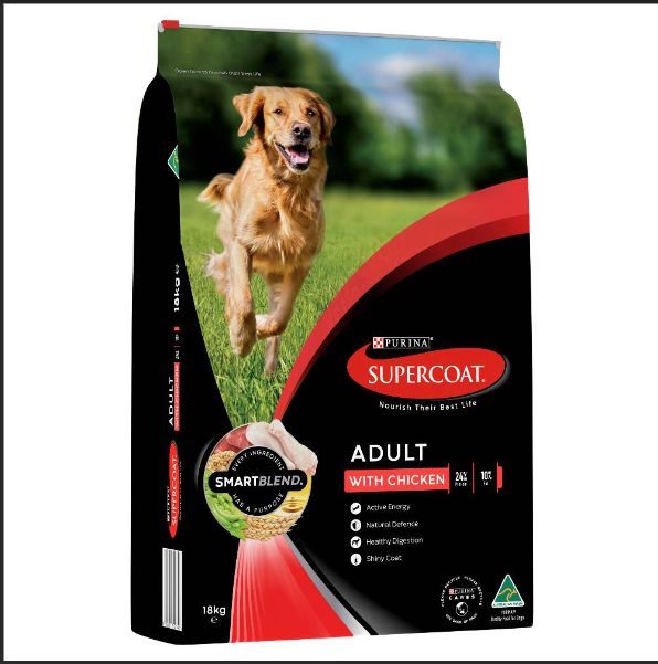 Supercoat Dry Dog Food, Type: Adult 18kg - CHICKEN