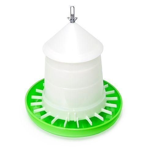 Poultry Hanging Feeder with Lid, Size: 3kg