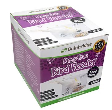 Plastic Mess Free Bird Feeder, Size: Small