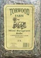 Torwood Rye Grass Mini Bale 22L