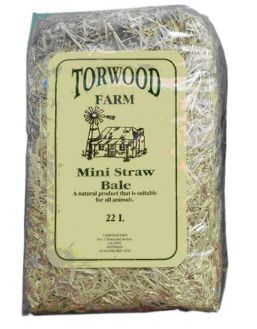 Torwood Straw Mini Bale 22L