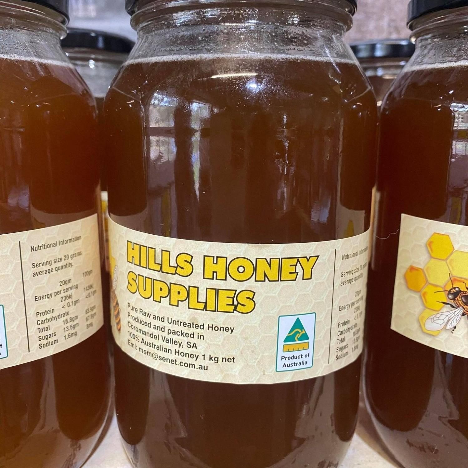 Honey - Hills Honey Supplies, Size: 1kg