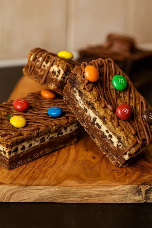 M&amp;M Cookie Bar