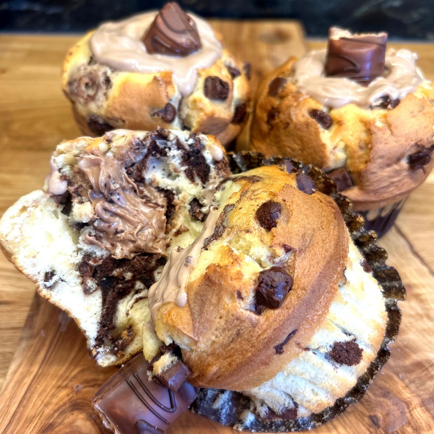 Kinder Bueno Filled Muffin