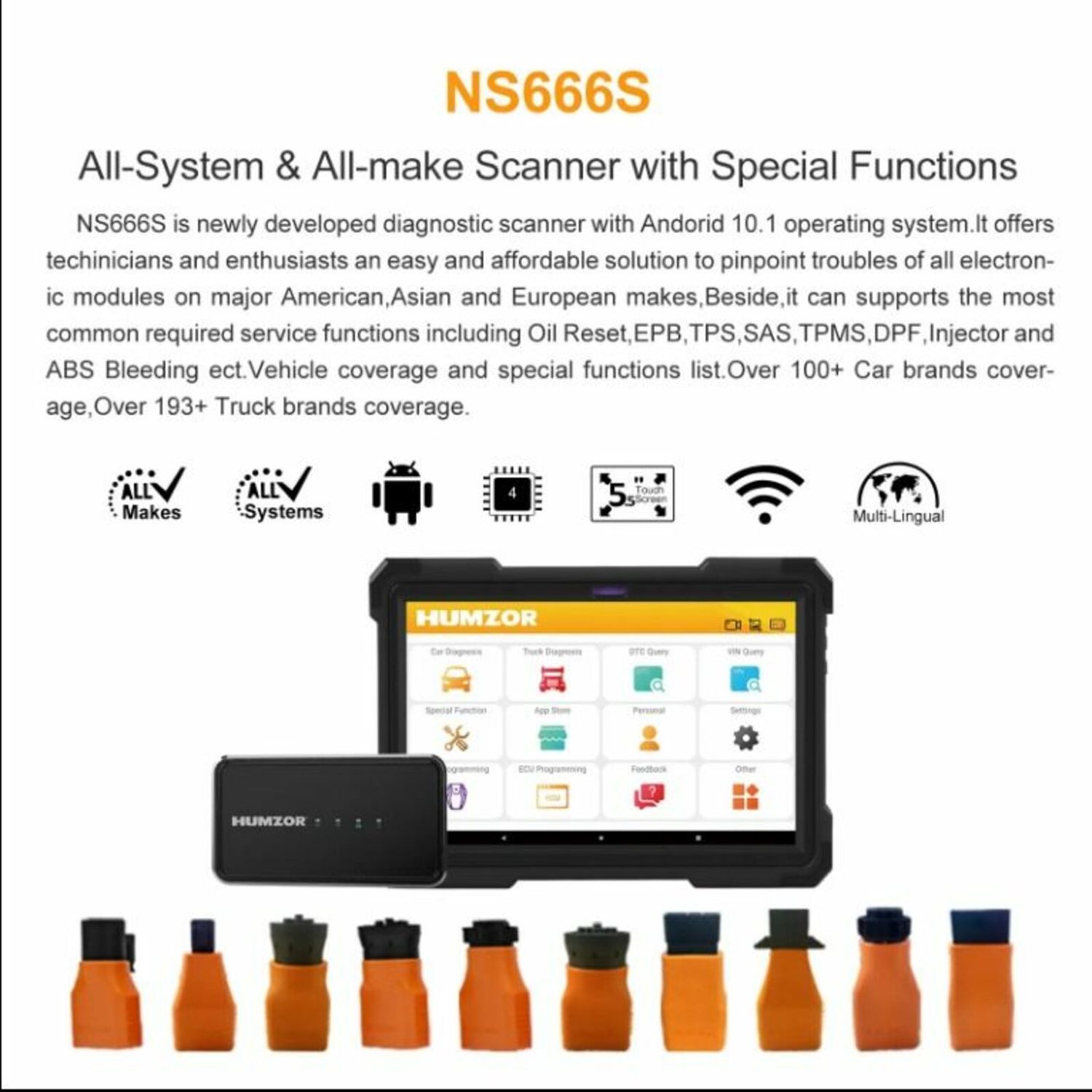 ​Humzor NS666S Universal Scanner