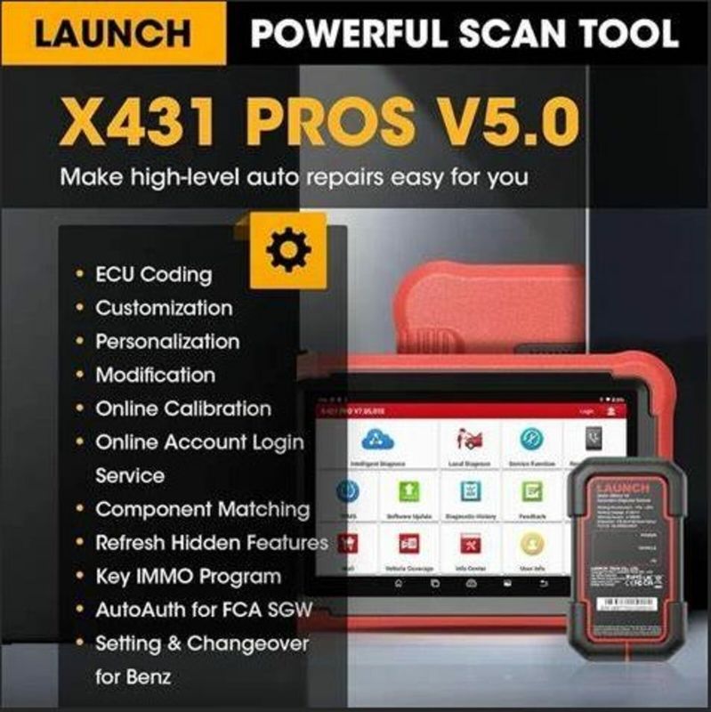 Launch x431 pros v 5.0