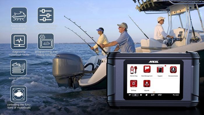 ​ANCEL MR500 OBD Scanner Fits for Yahama &amp; Suzuki Watercraft