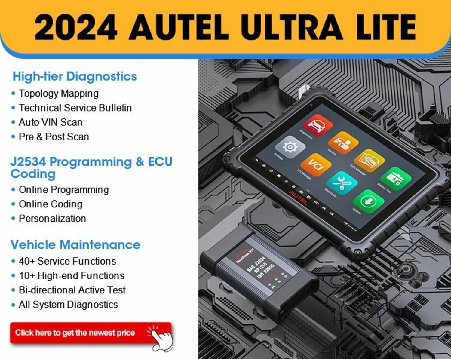 Autel Ultra Lite With Topology Mapping