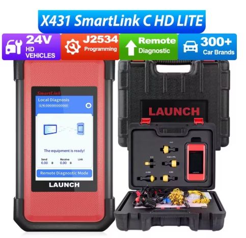 Launch X431 SmartLink C HD LITE SmartLink V2 Heavy Duty Truck compatible with 8-inch Tablet X431 PRO V5.0 Pro elite PRO TT Dyno