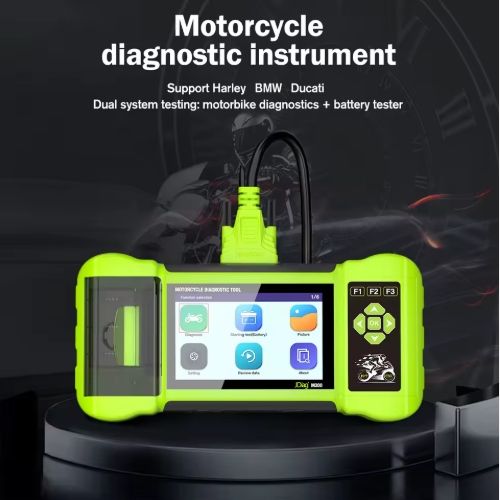 JDiag M300 Universal Motorcycle Scanner Motorbike Diagnostic &amp; Battery Tester Dual System Diagnostic Tool