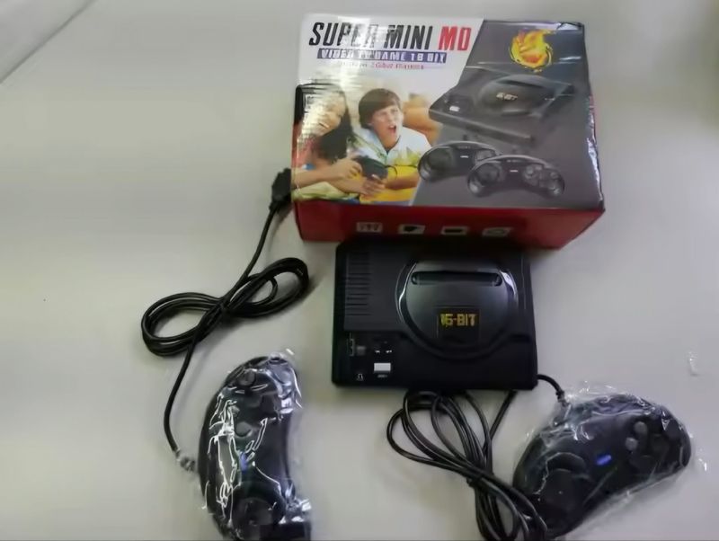 NEW Super MINI 16 bit Video Game Console Built in 208 Classic Game Home Retro Game Console with Wire Gamepad For MD208 Game