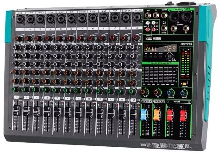12 Channels Audio Sound Mixer