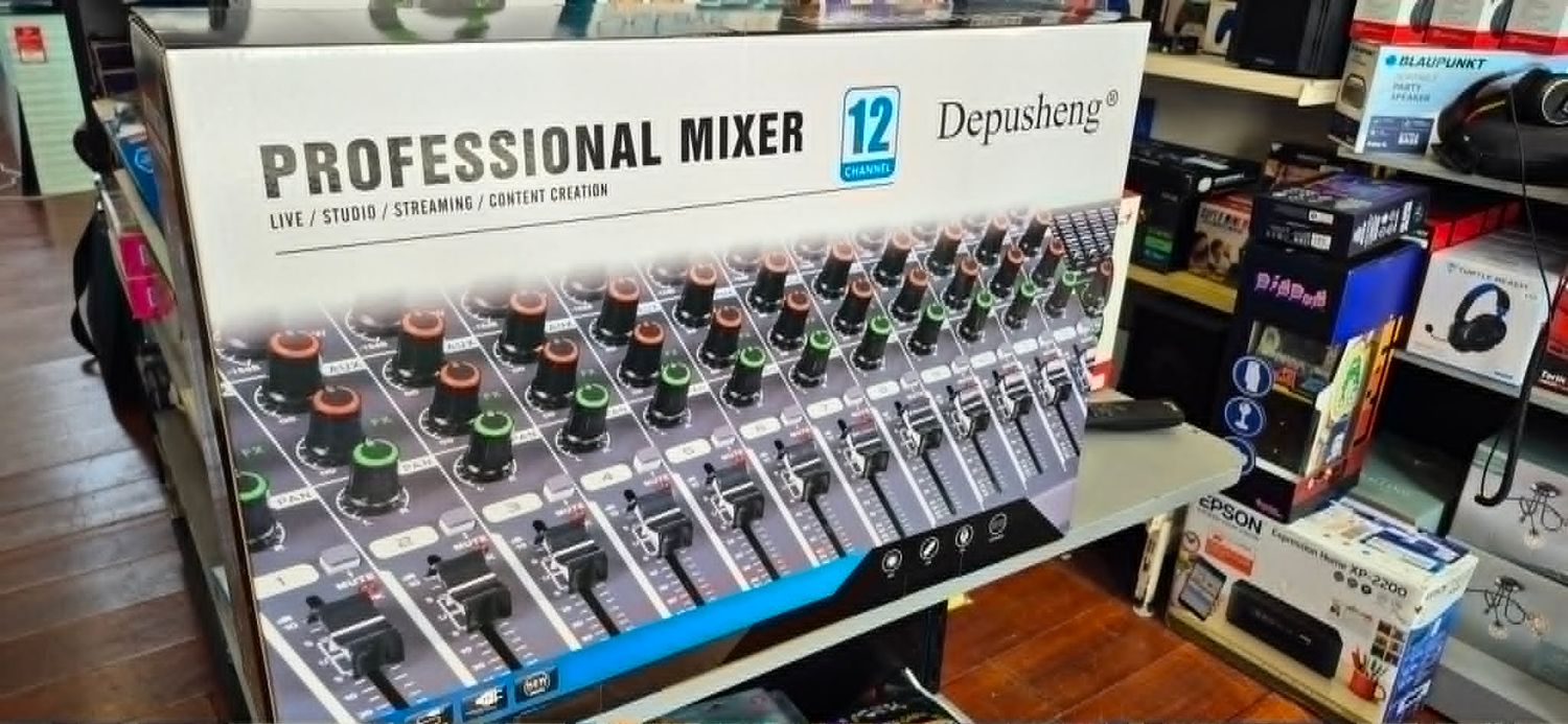 12 Channels Audio Sound Mixer
