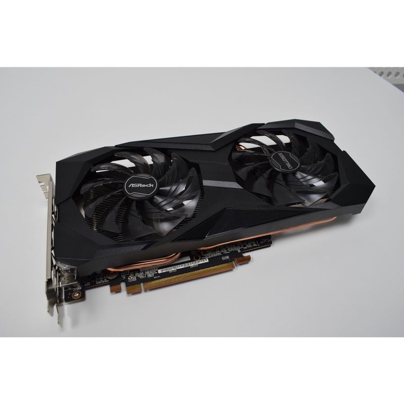 ASRock AMD Radeon RX 6600 Challenger D 8GB Graphics Card, GDDR6, 3x DisplayPort, 1x HDMI, Dual Axial Fan, Ultra-Fit Heatpipe, Metal Backplate, 0dB Silent Cooling