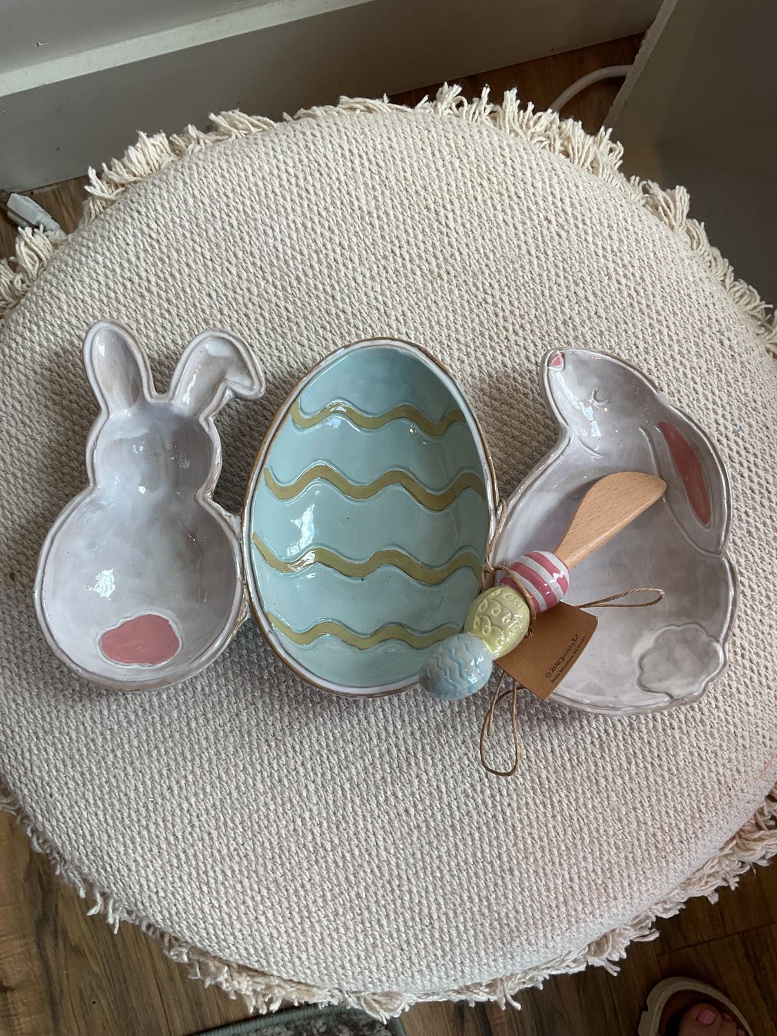Bunny &amp; Egg Tripple Dish