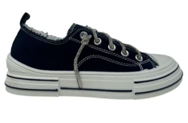 Aman Navy Sneaker, Size: 8
