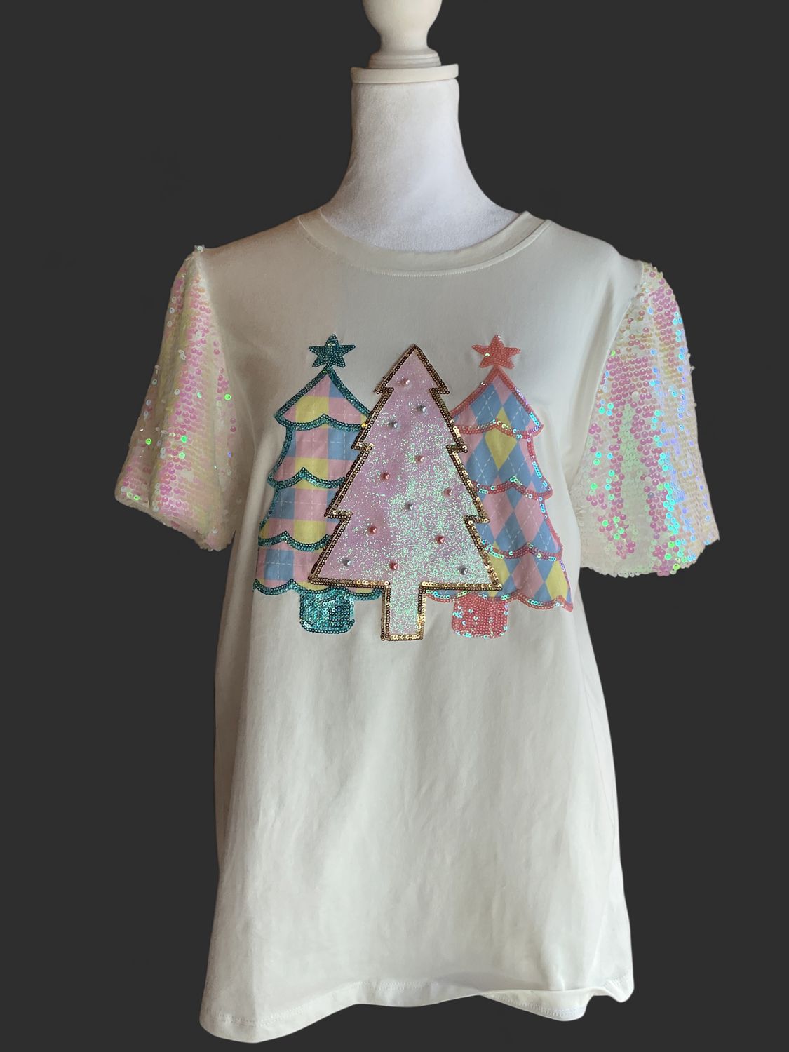 Festive Forest Sequin Sleeves